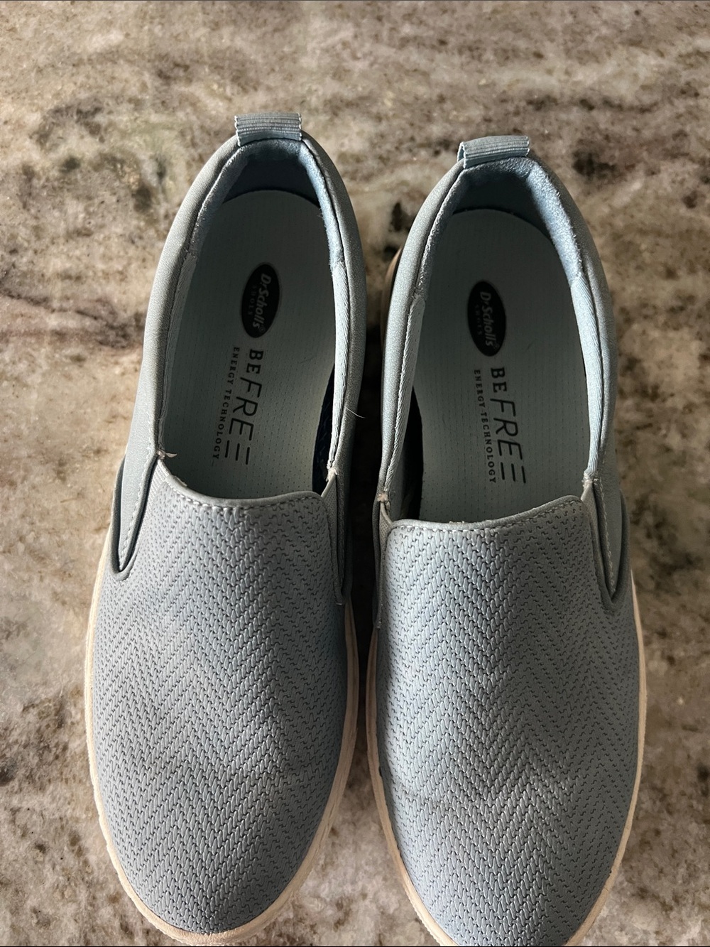 Dr. Scholls blue slip on sneakers - Picture 2 of 6